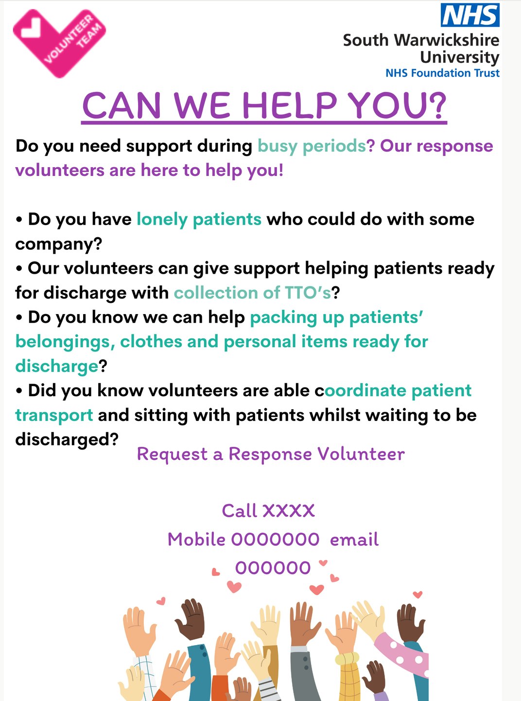 Can we help poster